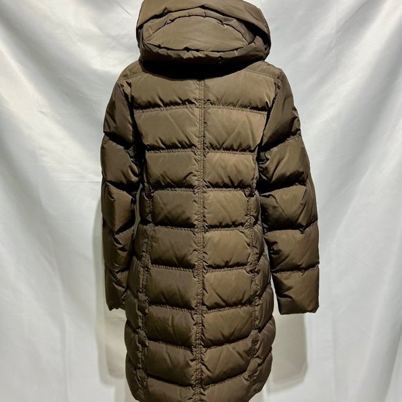 New Duck Down Flash Geo Super Warm Winter Coat & Puffer Jacket Large in Tan - Picture 6 of 14